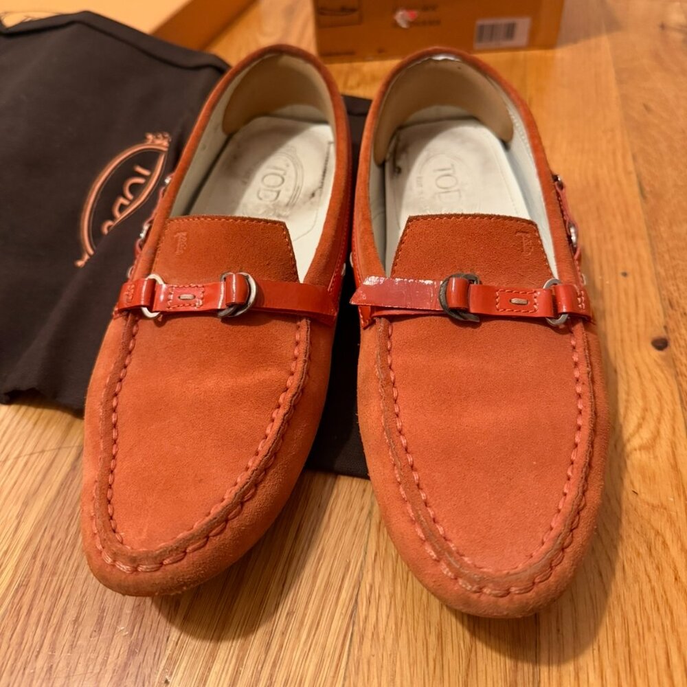 Tod’s women’s leather loafers